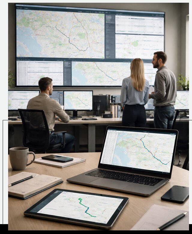 Трекинг грузов и Fleet Management, мониторинг автопарка в Солнечногорске